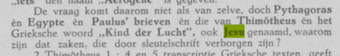 Uit een boek van natuurfilosoof van de Meulen. In het boek schrijft hij over de steen van Rosetta, in een brief aan de Koninklijke Nederlandse Academie voor Wetenschappen, want hij ziet allerlei vertaalfouten in de tekst.